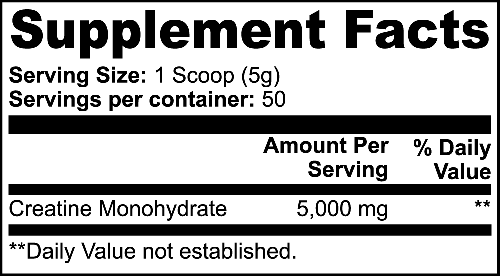 Burke's Berserkers Creatine Monohydrate