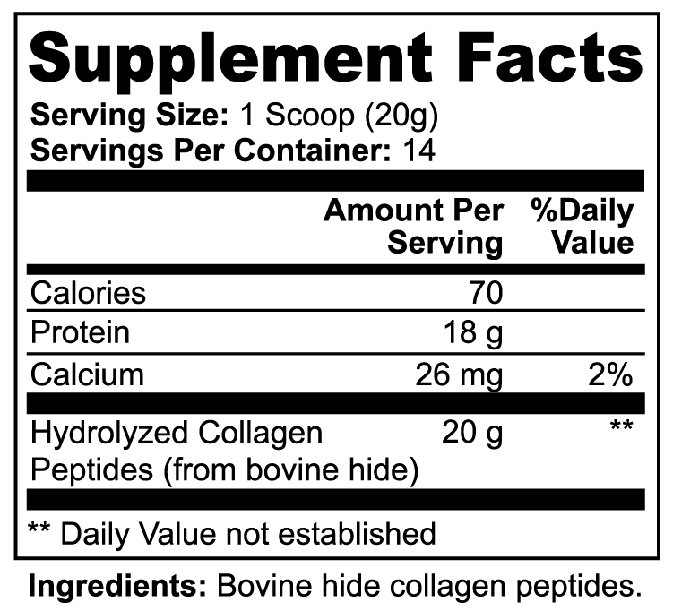 Burke's Berserkers Grass-Fed Hydrolyzed Collagen Peptides