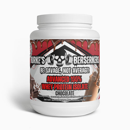 Burke's Berserkers Advanced 100% Whey Protein Isolate  (Chocolate)
