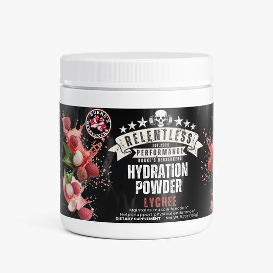 Burke's Berserkers Relentless Performance Hydration Powder (Lychee)