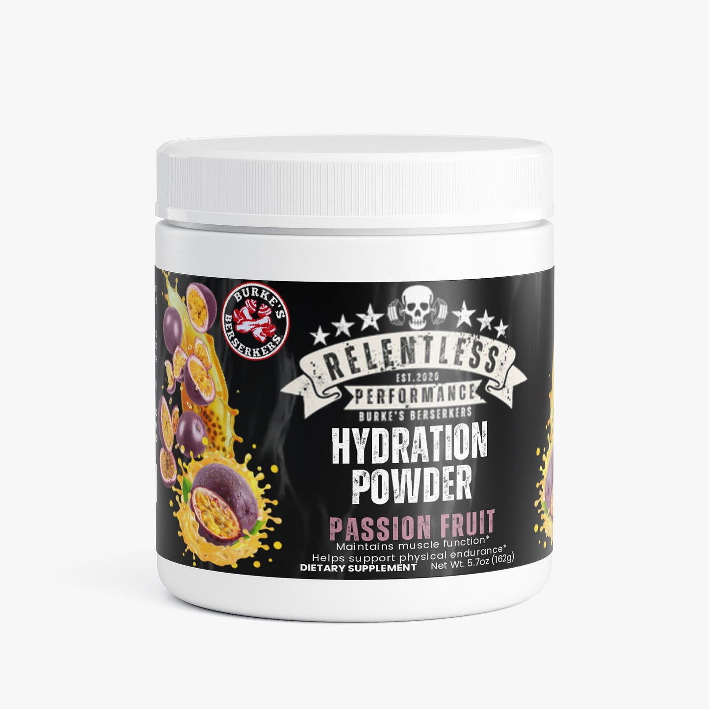 Burke's Berserkers Relentless Performance Hydration Powder (Passion Fruit)