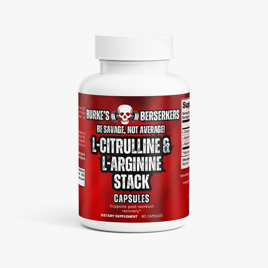 Burke's Berserkers L-Citrulline & L-Arginine Stack