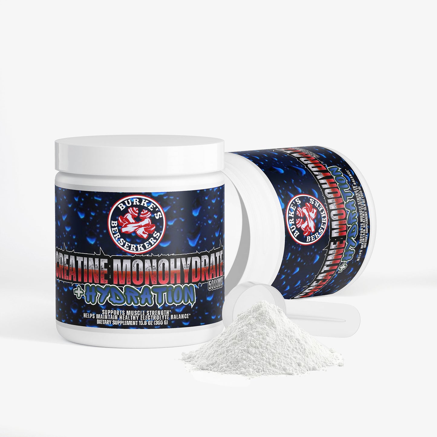 Burkes Berserkers Creatine Monohydrate + Hydration Powder