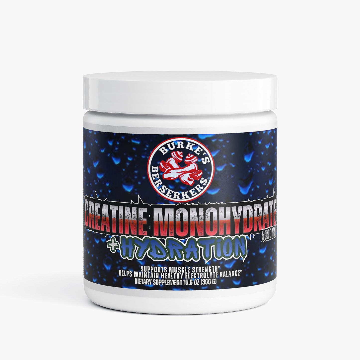 Burkes Berserkers Creatine Monohydrate + Hydration Powder