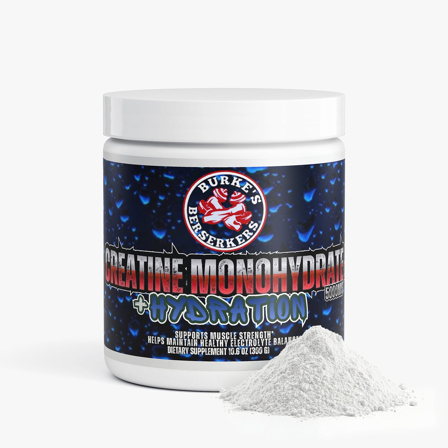 Burkes Berserkers Creatine Monohydrate + Hydration Powder