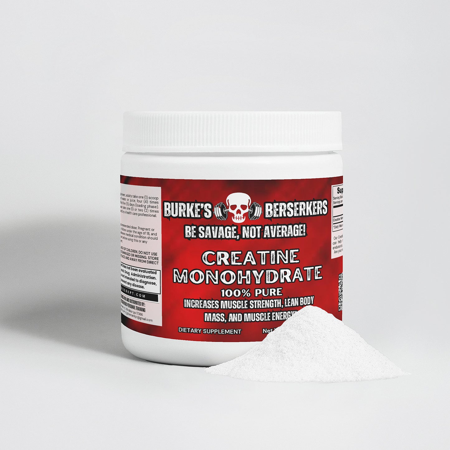 Burke's Berserkers Creatine Monohydrate