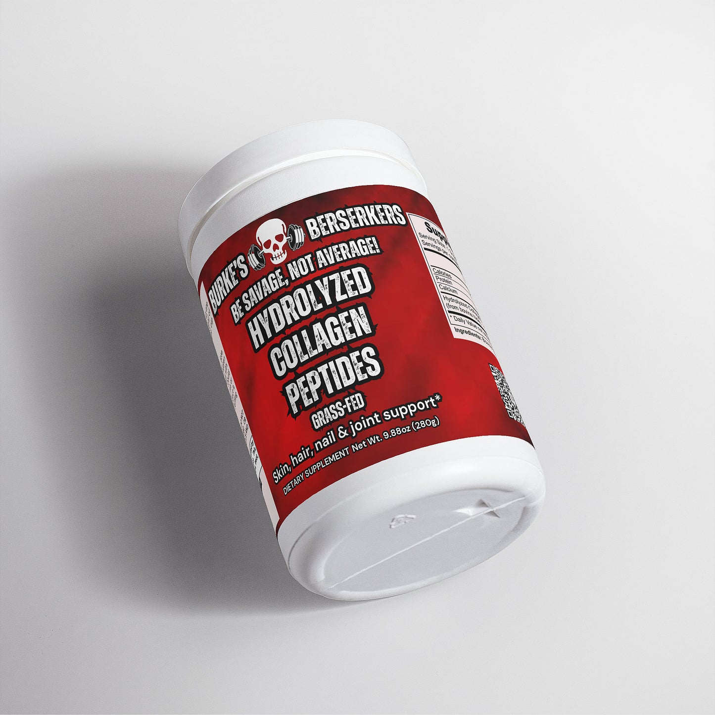 Burke's Berserkers Grass-Fed Hydrolyzed Collagen Peptides