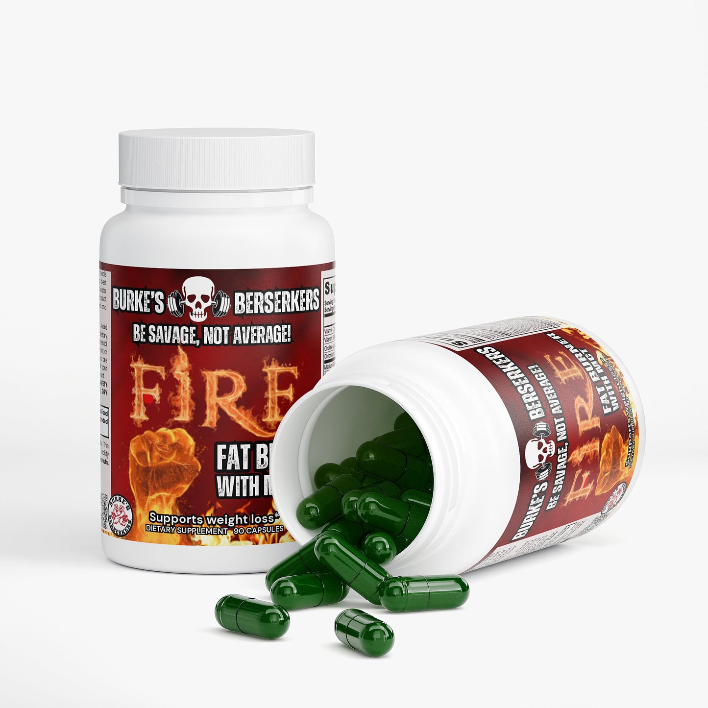 Burke's Berserkers FIRE Fat Burner with MCT