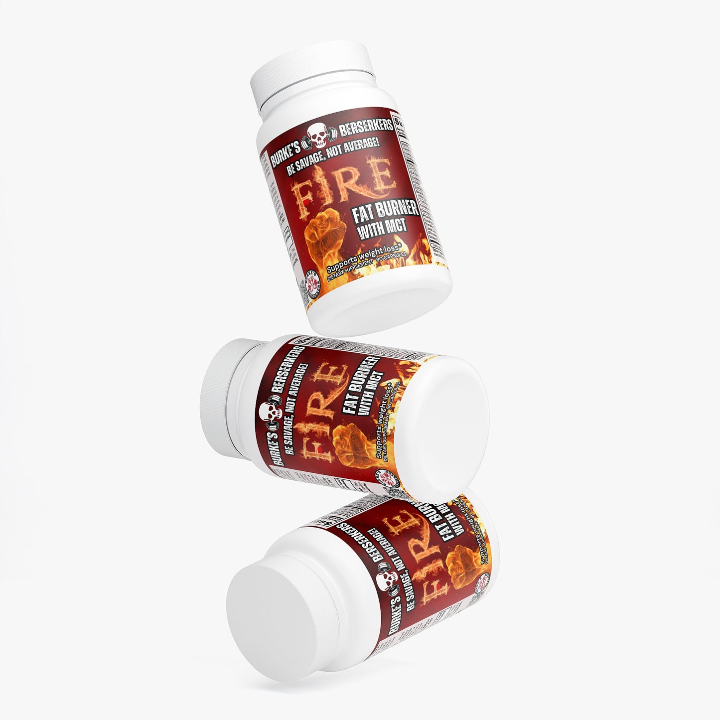 Burke's Berserkers FIRE Fat Burner with MCT