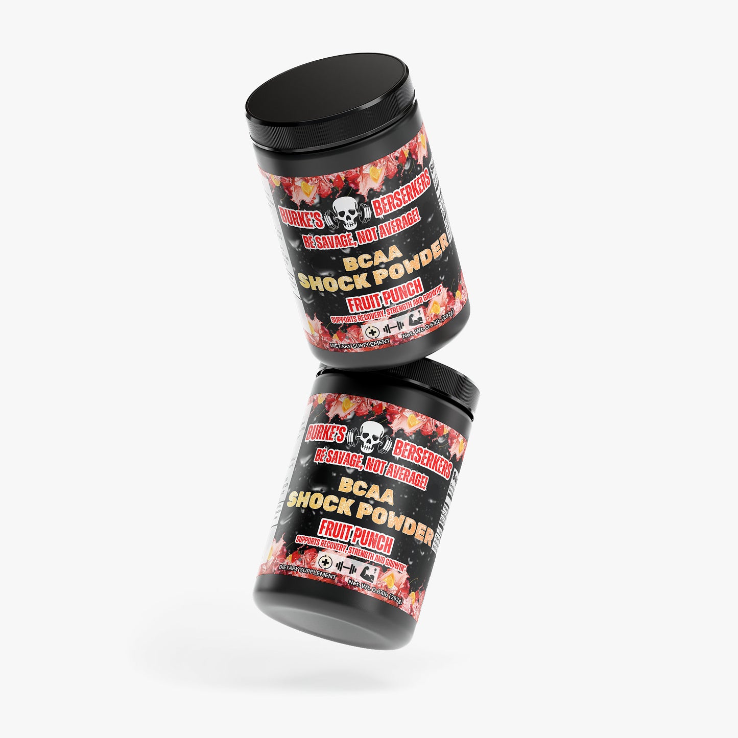Burke's Berserkers BCAA Shock Powder (Fruit Punch)