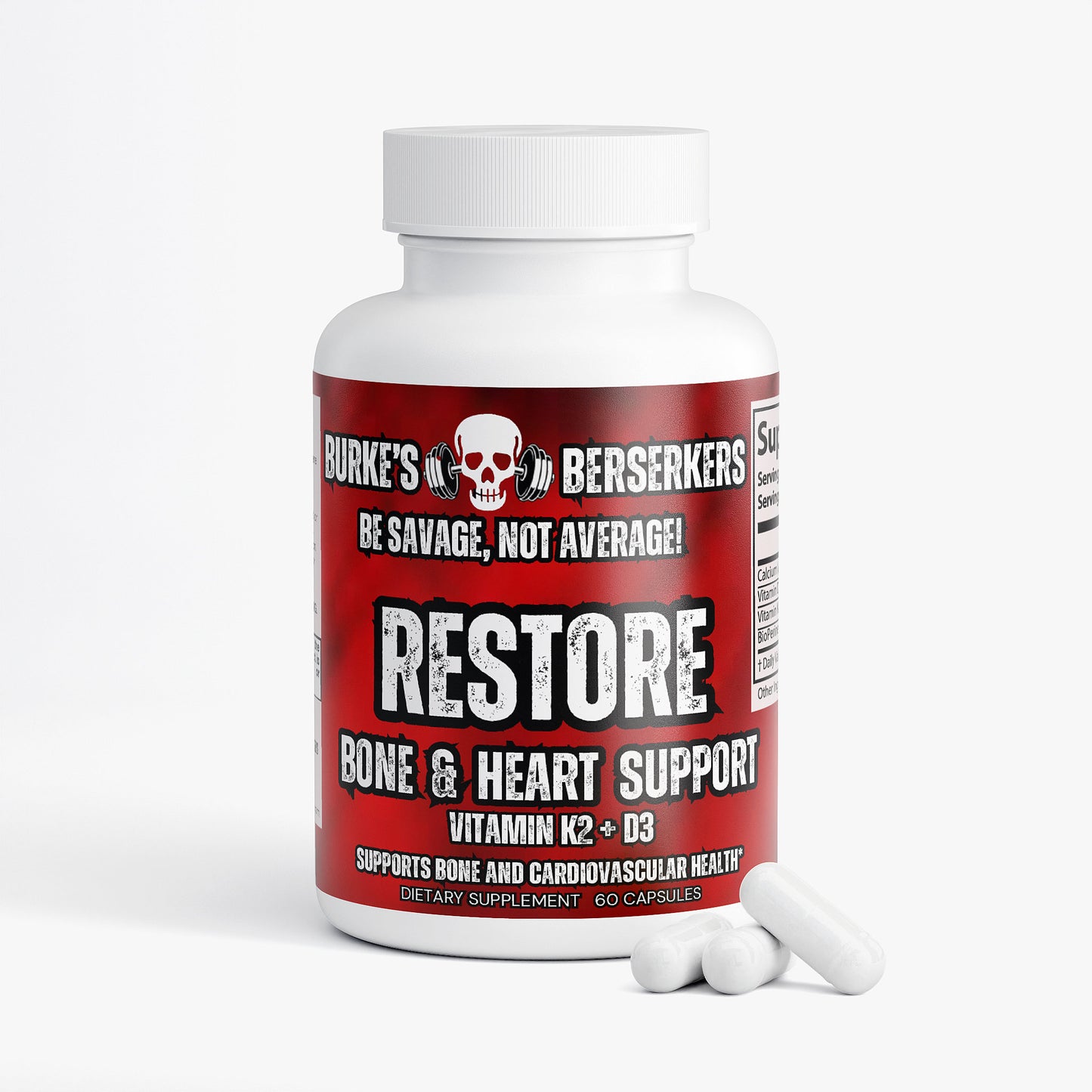 Burke's Berserkers RESTORE Bone & Heart Support