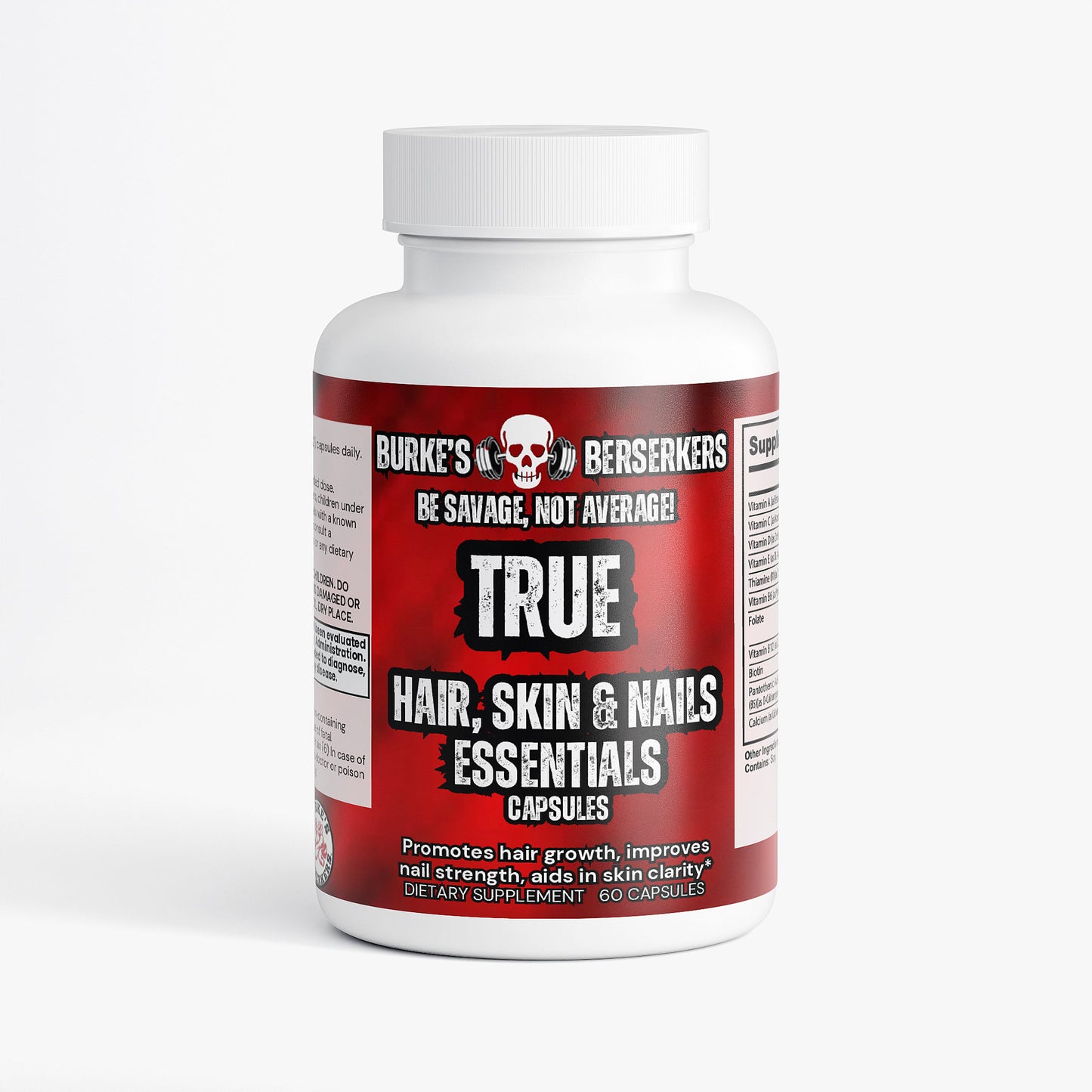 Burke's Berserkers TRUE Hair, Skin and Nails Essentials