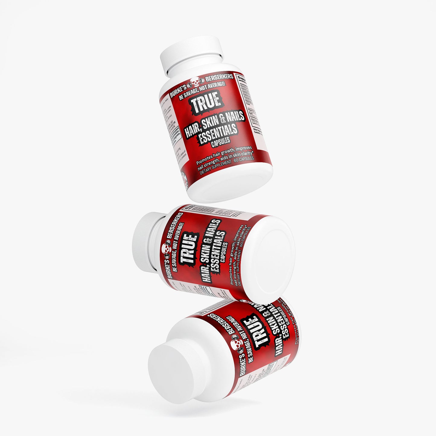 Burke's Berserkers TRUE Hair, Skin and Nails Essentials