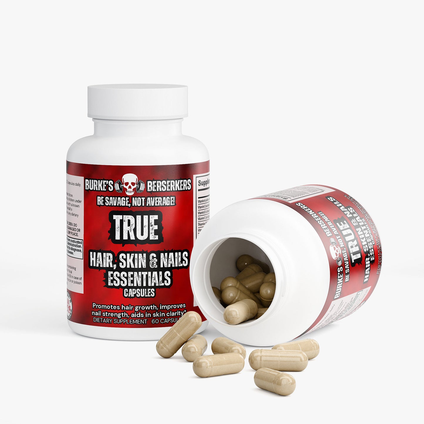 Burke's Berserkers TRUE Hair, Skin and Nails Essentials