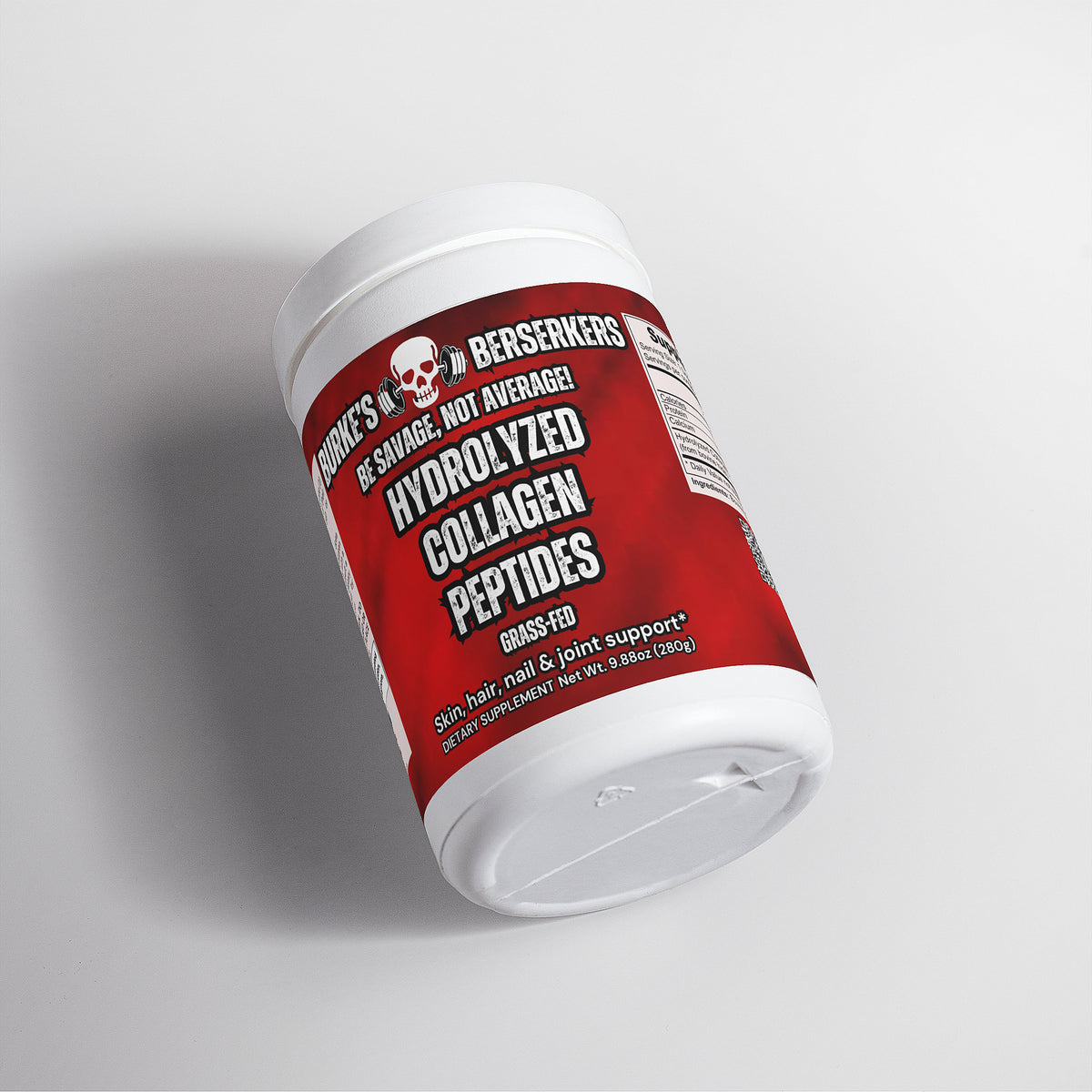 Burke's Berserkers Grass-Fed Hydrolyzed Collagen Peptides