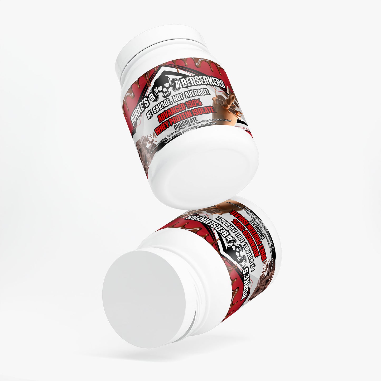Burke's Berserkers Advanced 100% Whey Protein Isolate  (Chocolate)