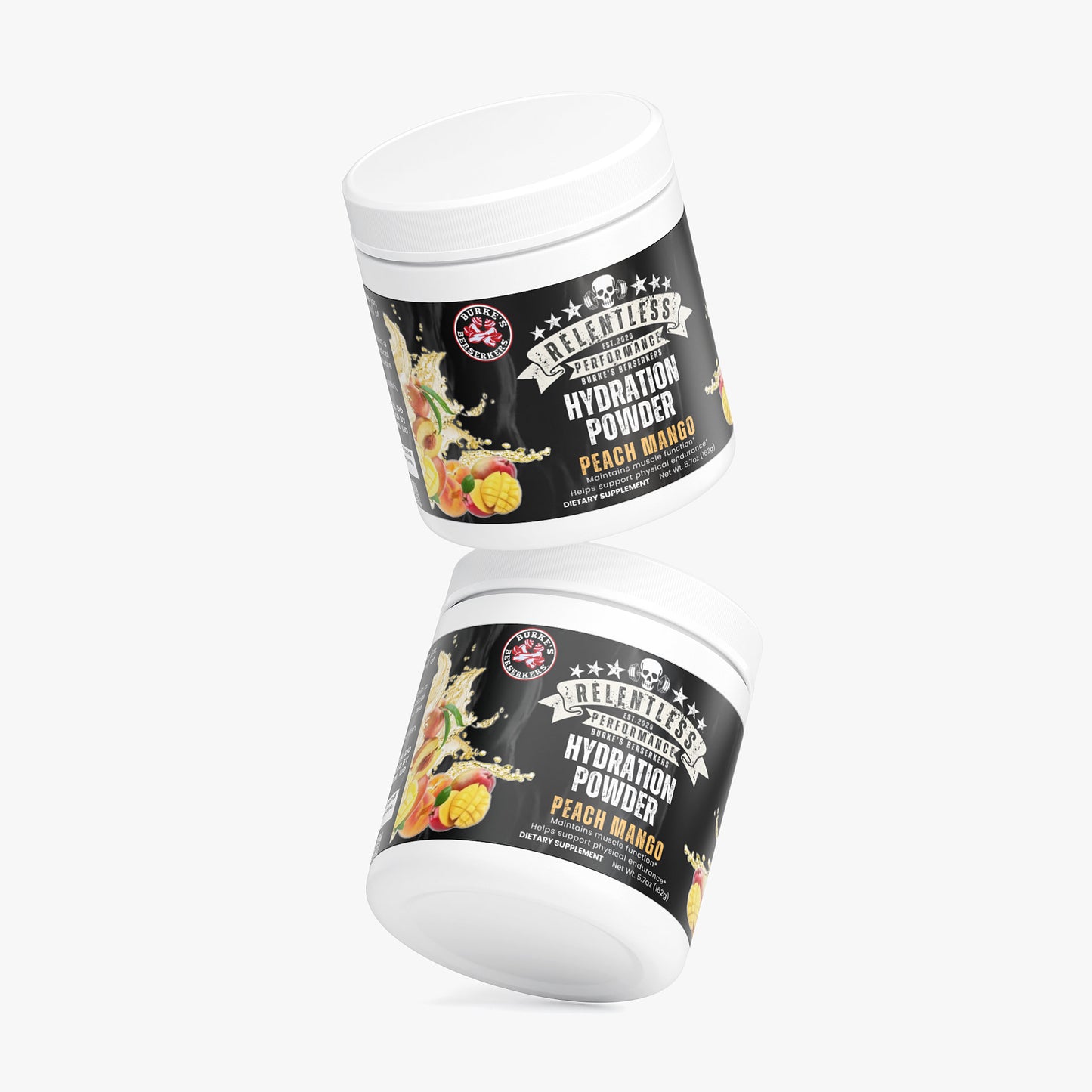Burke's Berserkers Relentless Performance Hydration Powder (Peach Mango)