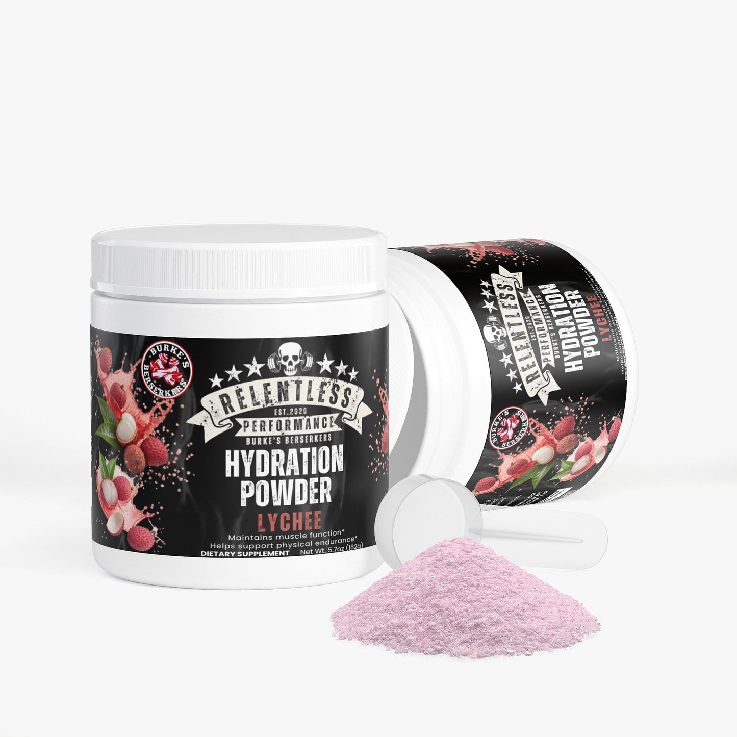 Burke's Berserkers Relentless Performance Hydration Powder (Lychee)