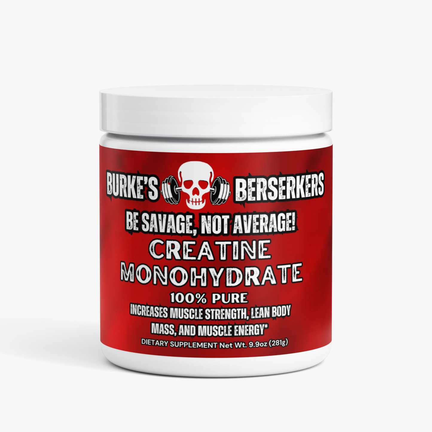 Burke's Berserkers Creatine Monohydrate