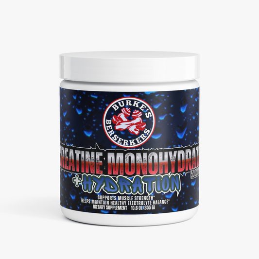 Burkes Berserkers Creatine Monohydrate + Hydration Powder