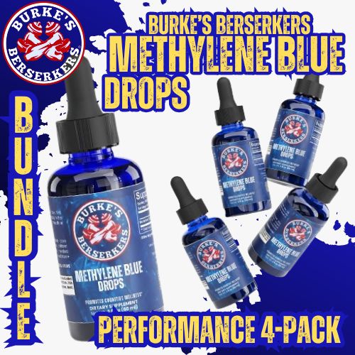 Burke’s Berserkers METHYLENE BLUE  Bundle 4-Pack!
